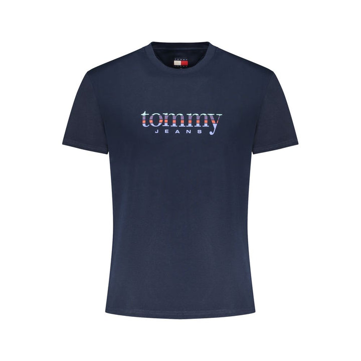 Tommy Hilfiger Blue Cotton Men T-Shirt