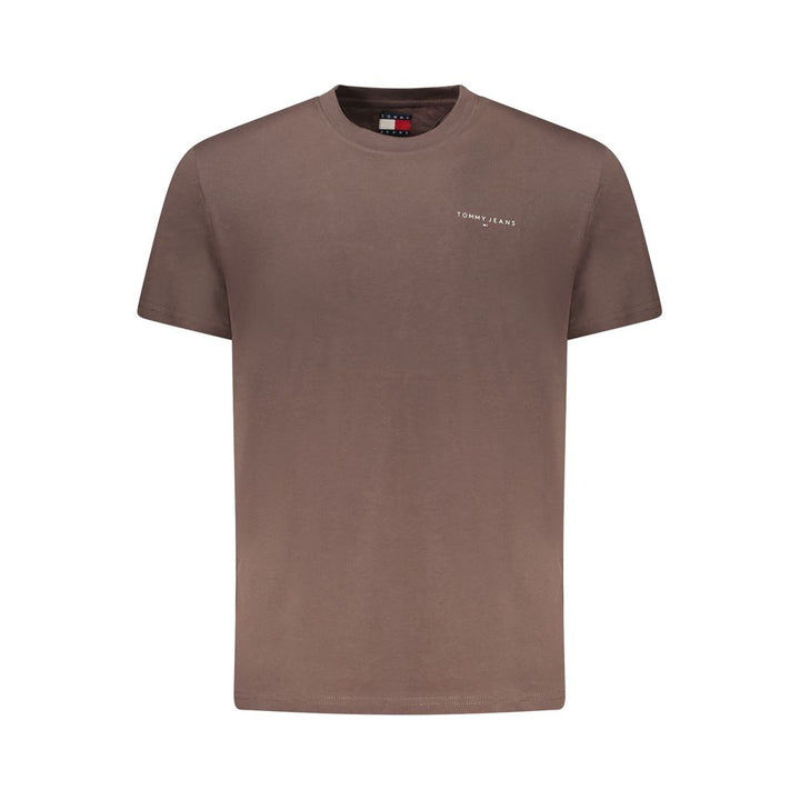 Tommy Hilfiger Marrone Cotton Mens T-Shirt
