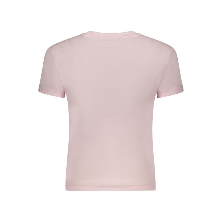 Tommy Hilfiger Pink Cotton T-Shirt