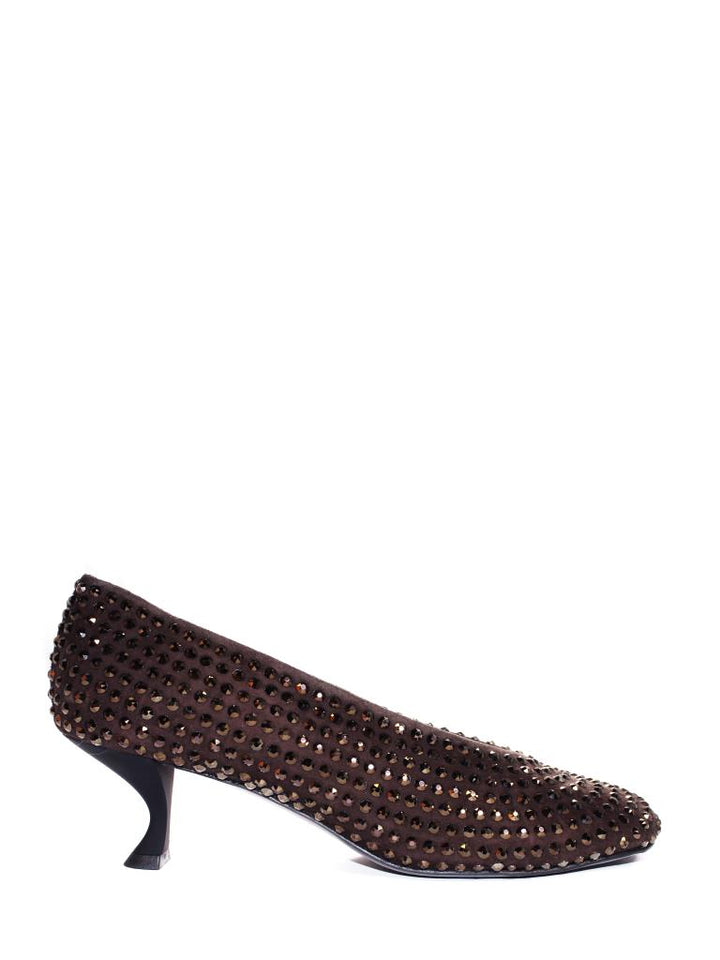 pumps crystal brown-0