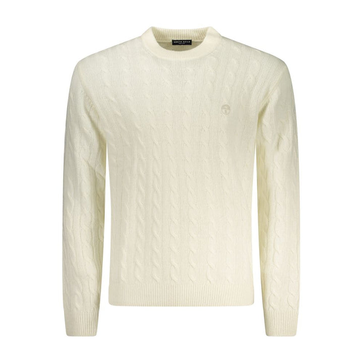 North Sails Bianco Lana Uomo Maglia