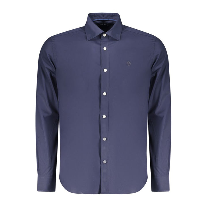 North Sails Blu Cotton Mens Shirt