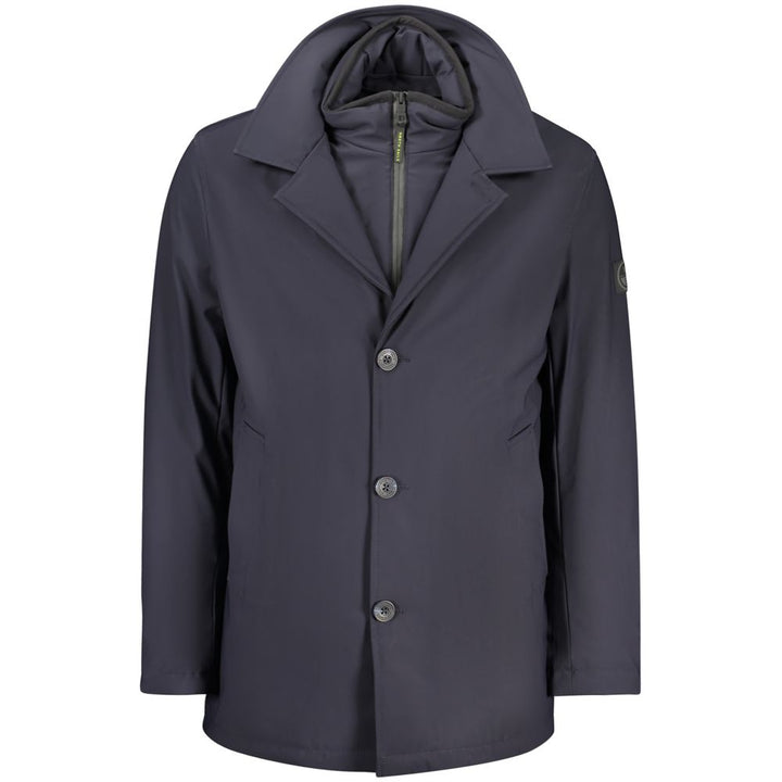 North Sails Blu Polyester Mens Jacket