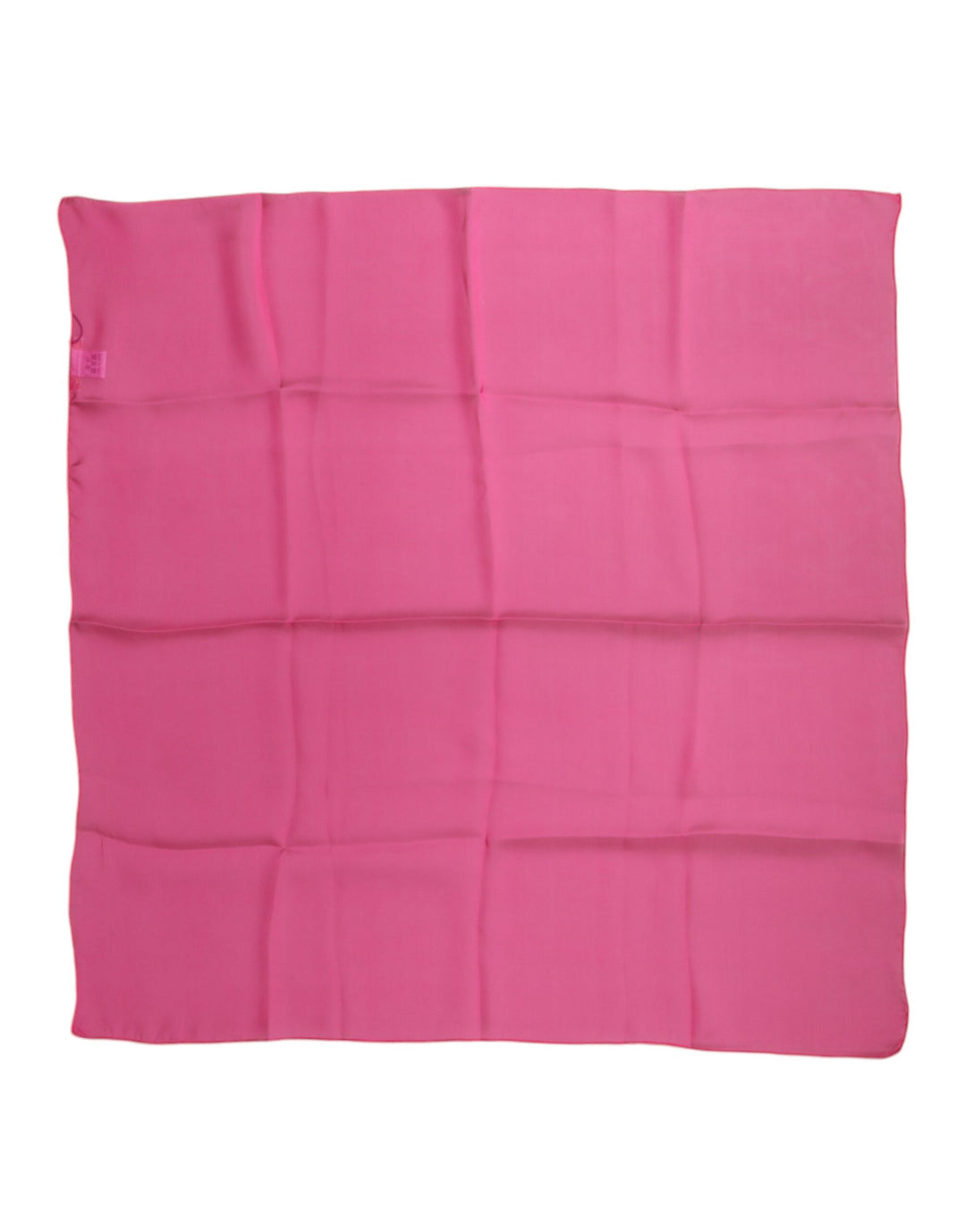 Dolce & Gabbana Pink Silk Neck Wrap Square Foulard Scarf