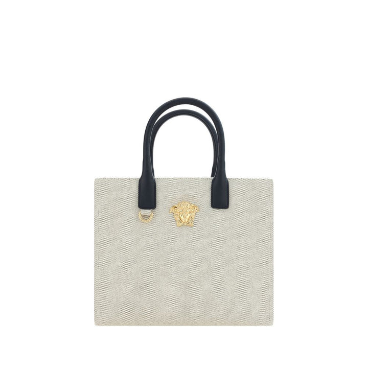 Versace Beige Cotton Shoulder Bag