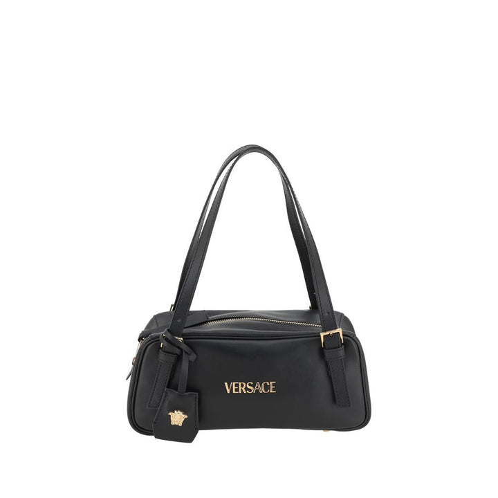 Versace Black Lamb Ovis Aries Aries Shoulder Bag