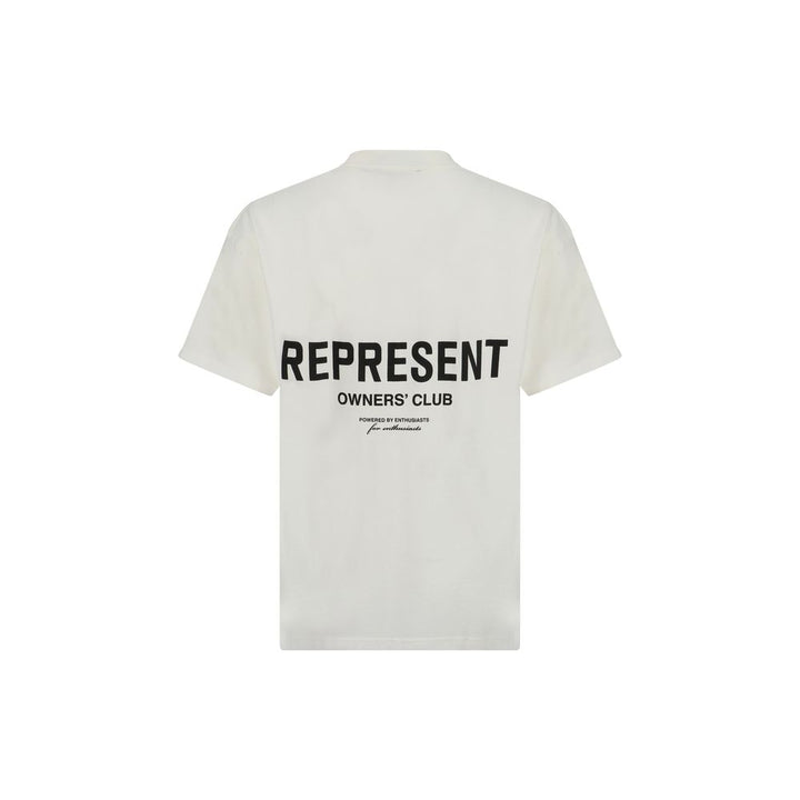 Represent White Cotton T-Shirt