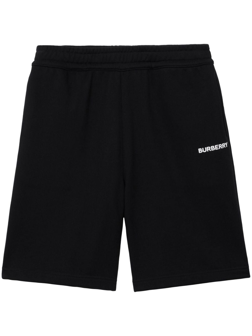 logo-print cotton track shorts-0
