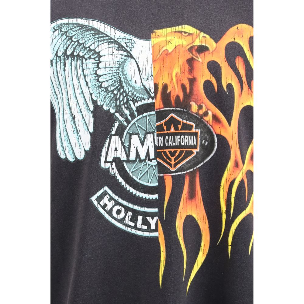 Amiri Black Cotton T-Shirt