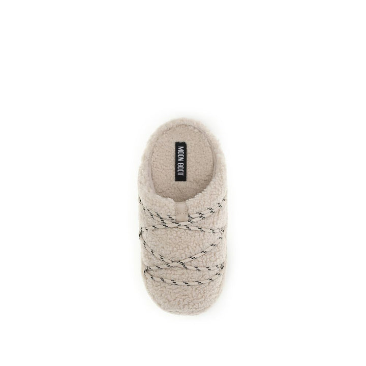 Moon Boot Beige Polyamide Flats