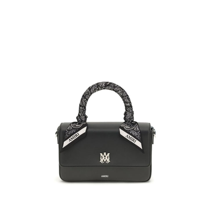 Amiri Black Calf Leather Bos Taurus Shoulder Bag