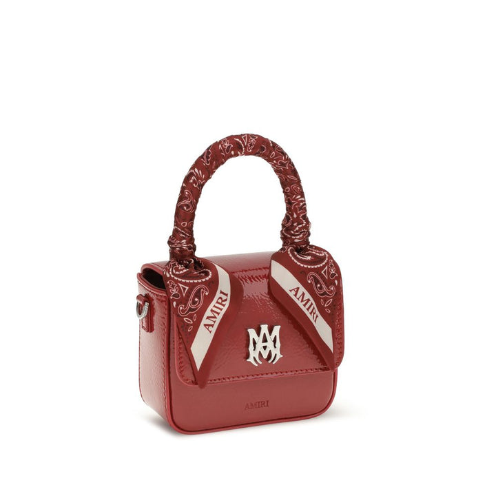 Amiri Red Calf Leather Bos Taurus Shoulder Bag