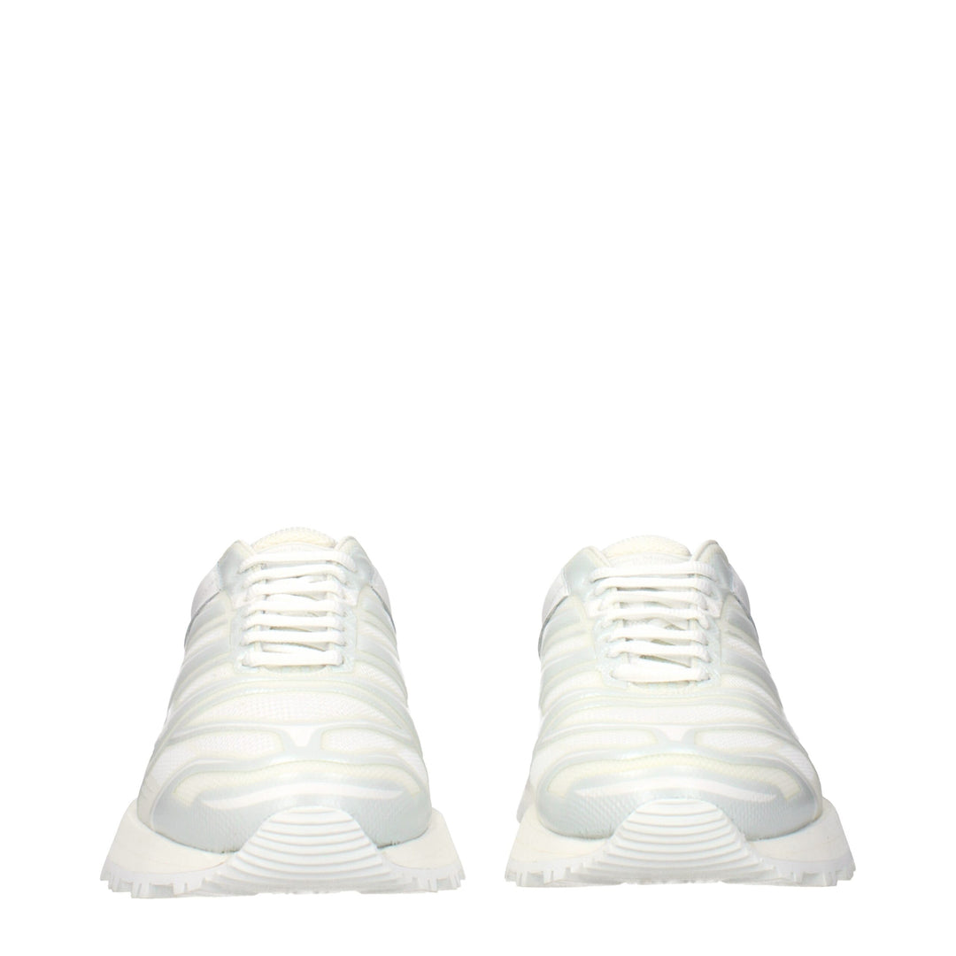 Maison Margiela White Fabric Athletic Sneakers