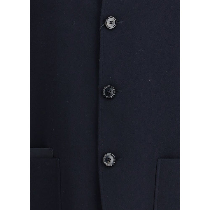 ZEGNA Blue Cashmere Coat