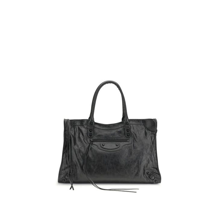 Balenciaga Black Lamb Ovis Aries Aries Shoulder Bag