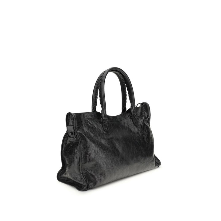 Balenciaga Black Lamb Ovis Aries Aries Shoulder Bag