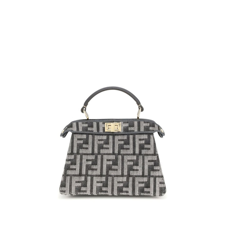 Fendi Blue Fabric Shoulder Bag