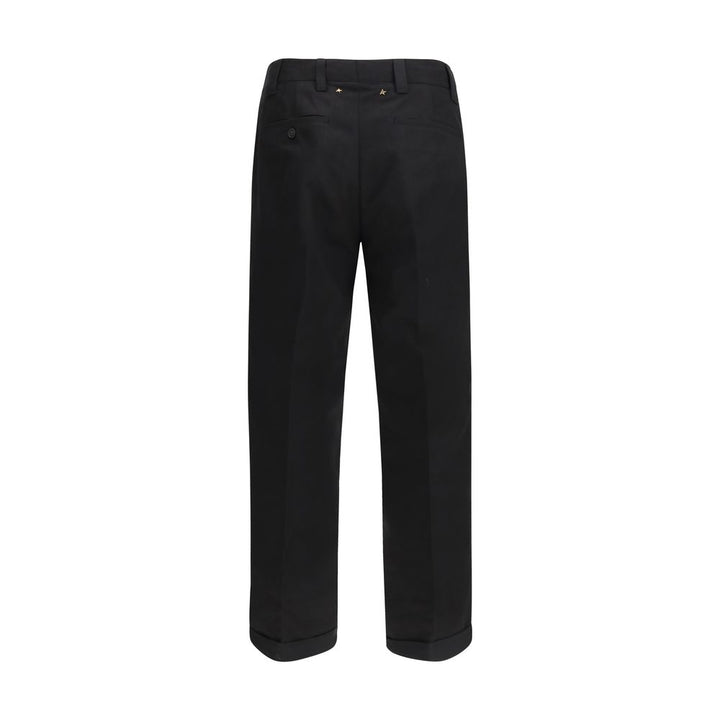 Golden Goose Black Cotton Chino Pants