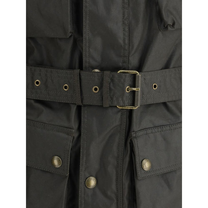 Belstaff Green Cotton Rain Coat