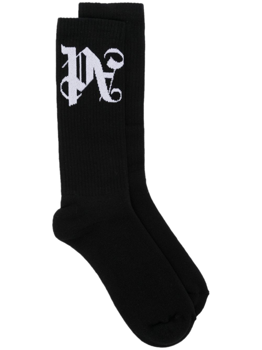 monogram-jacquard socks-1