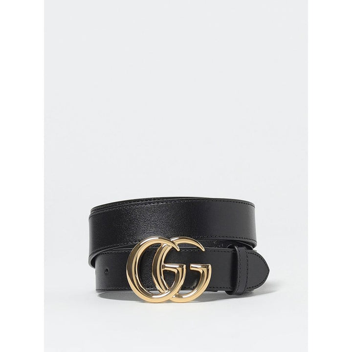 Gucci Black Leather Regular Belt