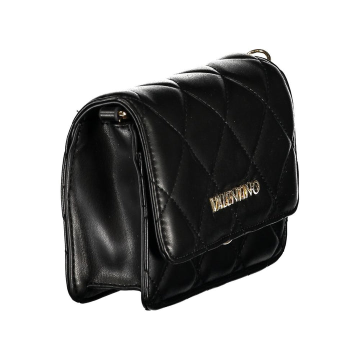 Mario Valentino Nero Polyurethane Women Shoulder Bag