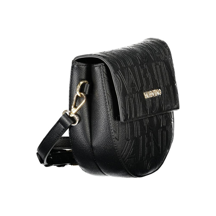 Mario Valentino Black Polyurethane Women Handbag
