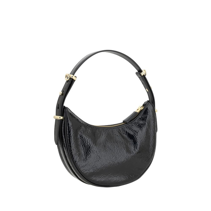 Prada Black Calf Leather Bos Taurus Shoulder Bag