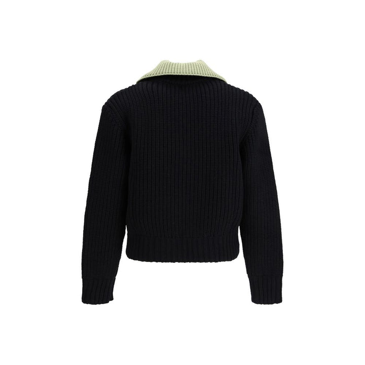 Namacheko Black Wool Cardigan