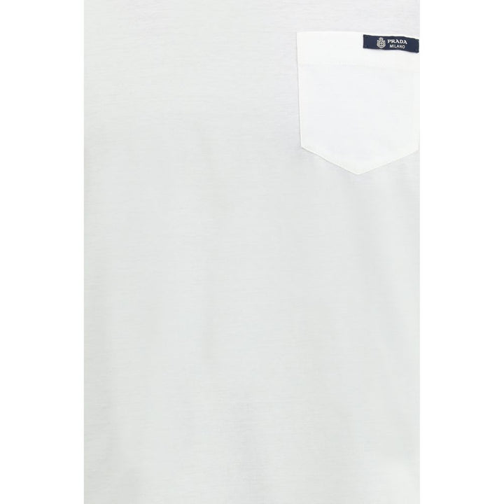 Prada White Cotton T-Shirt