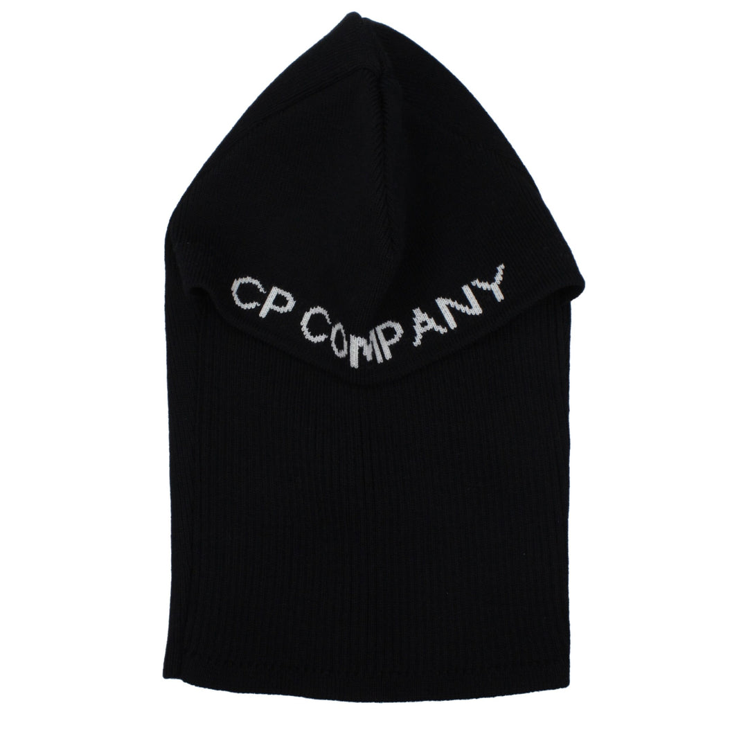 C.P. Company Black Wool Hat