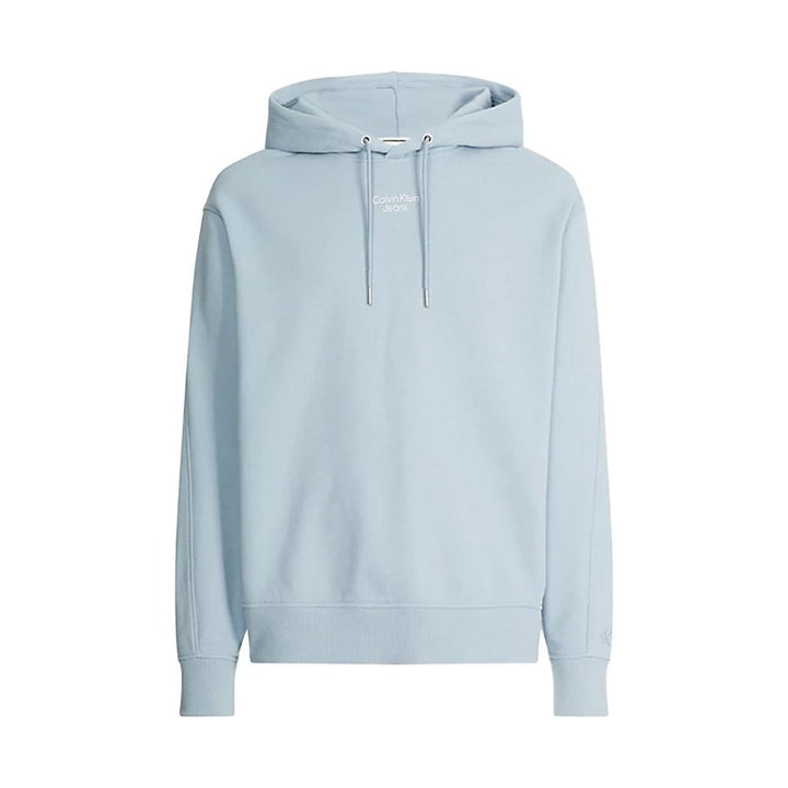 Calvin Klein Jeans Light Blue Cotton Sweatshirt