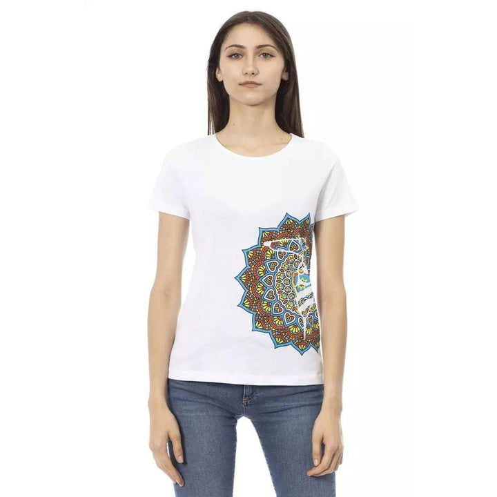 Trussardi Action White Cotton Top