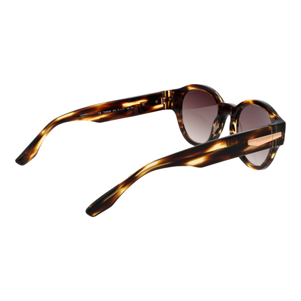 Trussardi Brown Acetate Sunglasses