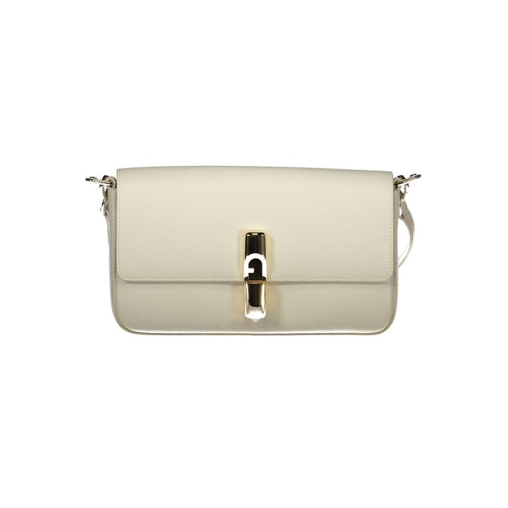 Furla Bianco Pelle Women Handbag