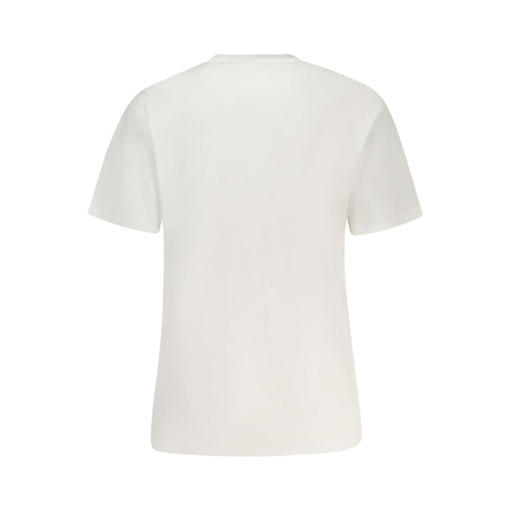 Fila White Cotton Women T-Shirt