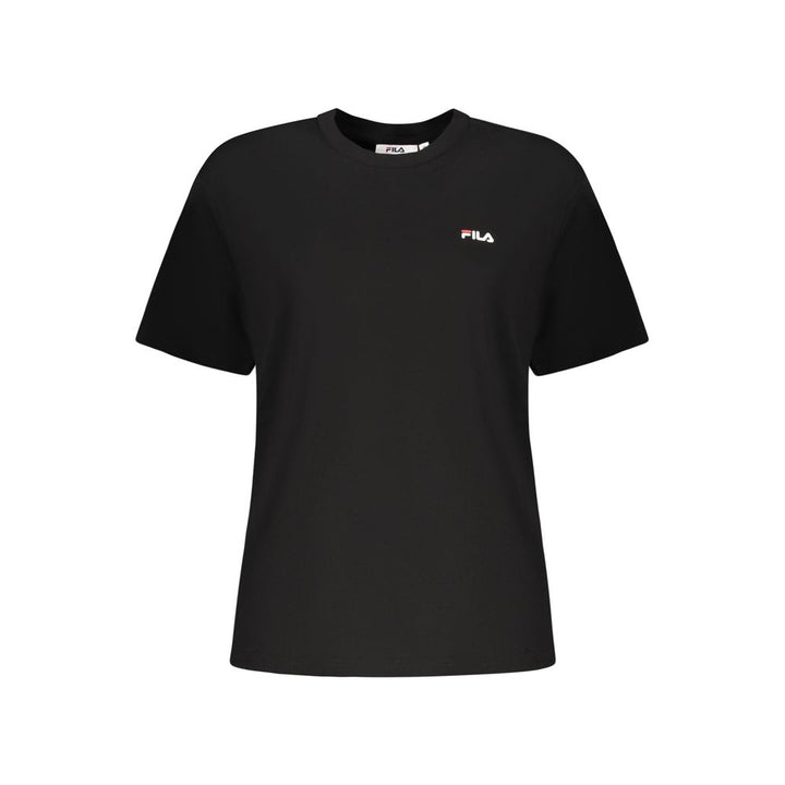 Fila Black Cotton Women's T-Shirt