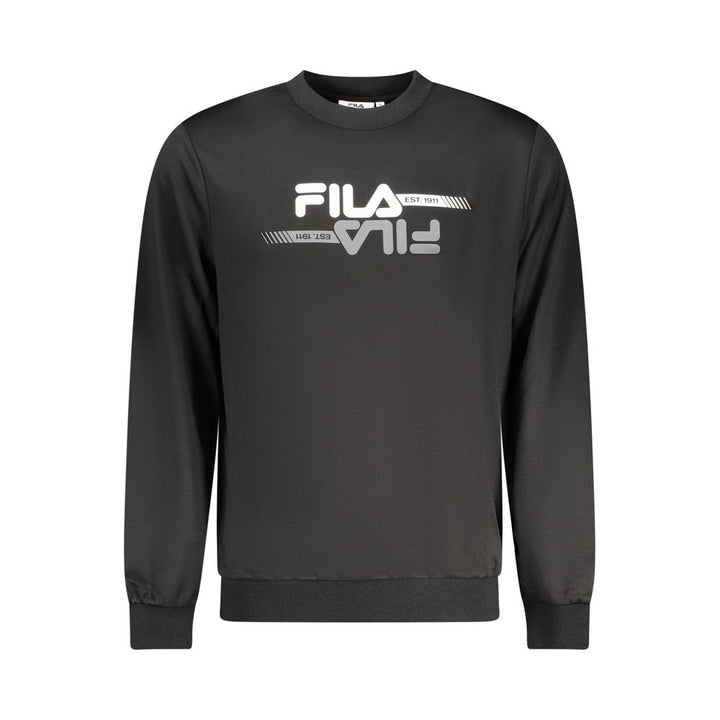 Fila Black Polyester Men's Sweatshirt