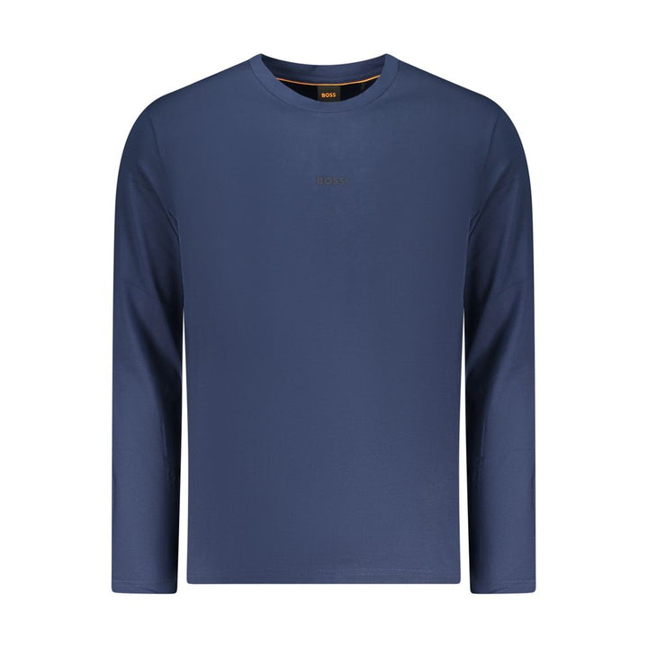 Hugo Boss Blue Cotton T-Shirt