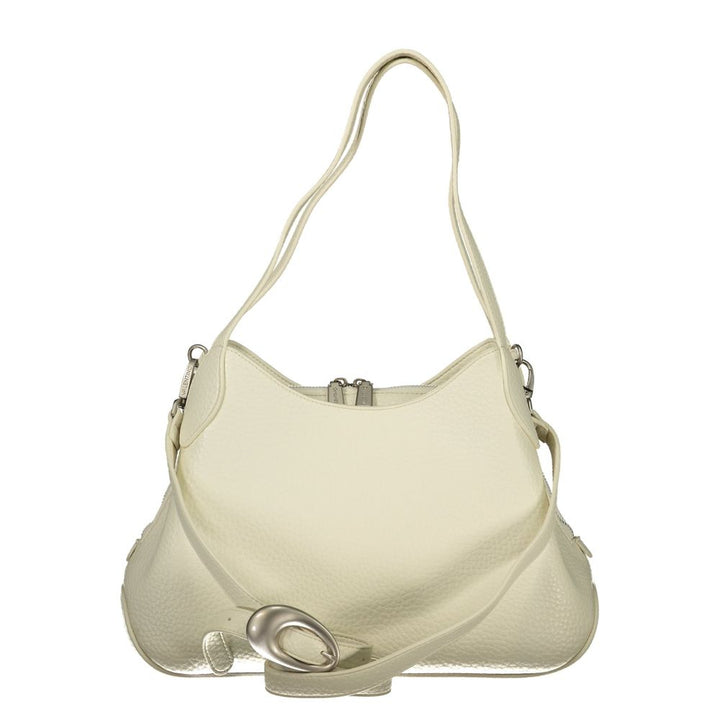 Mario Valentino White Polyethylene Handbag