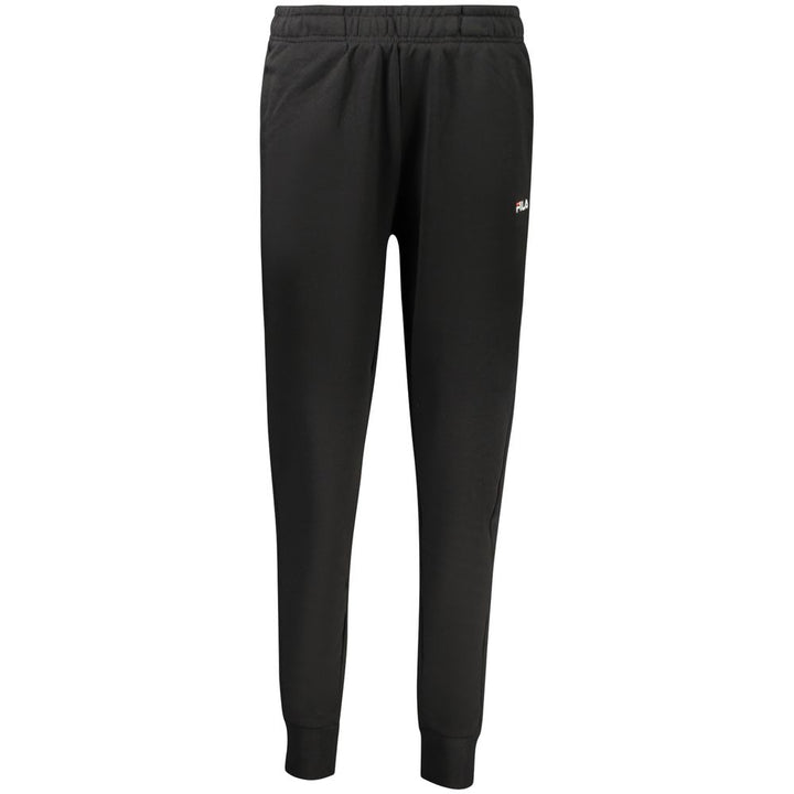 Fila Black Cotton Joggers (Workout Pants)