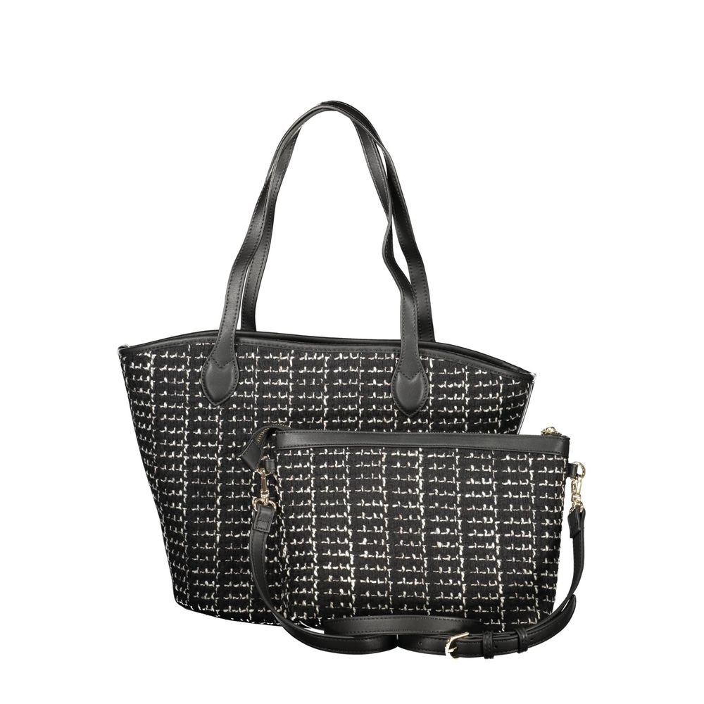 Mario Valentino Black Polyester Handbag