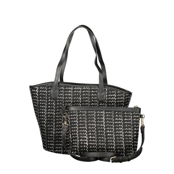 Mario Valentino Black Polyester Handbag