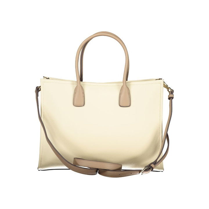 Mario Valentino Beige Polyethylene Handbag