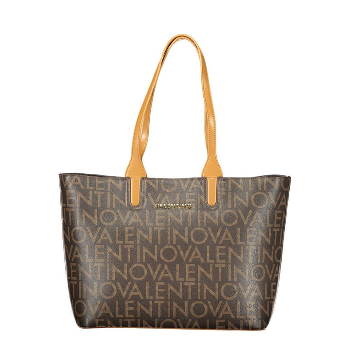 Mario Valentino Brown Polyethylene Handbag