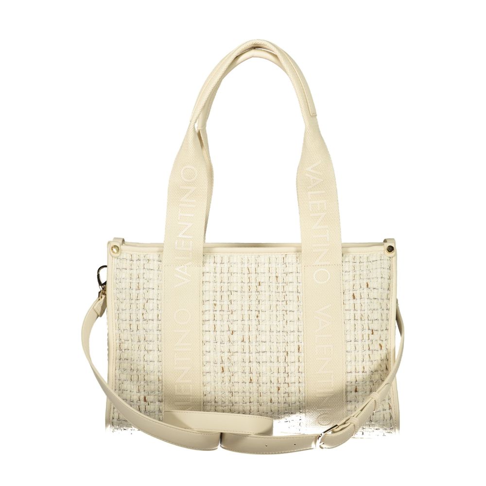Mario Valentino White Polyester Handbag