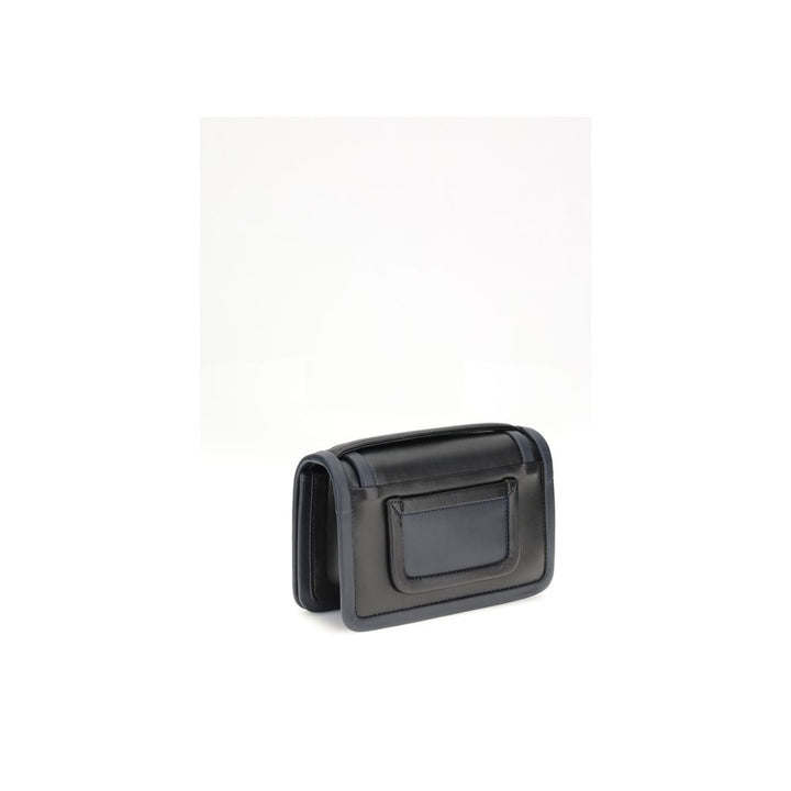 Pierre Hardy Black Calf Leather Bos Taurus Shoulder Bag