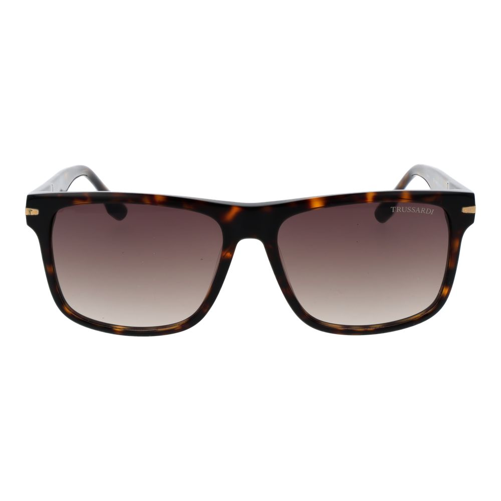 Trussardi Brown Acetate Sunglasses