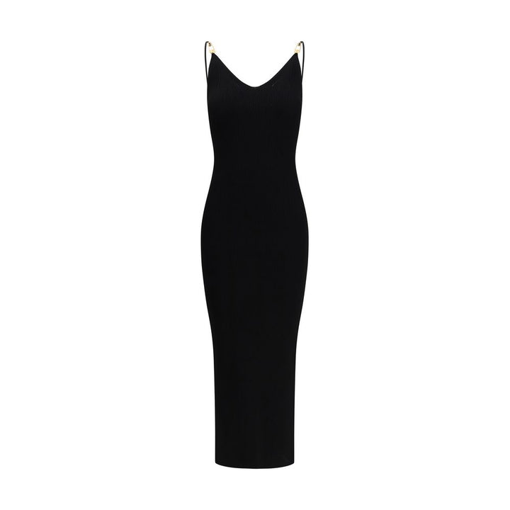 Versace Black Viscose Cocktail Dress