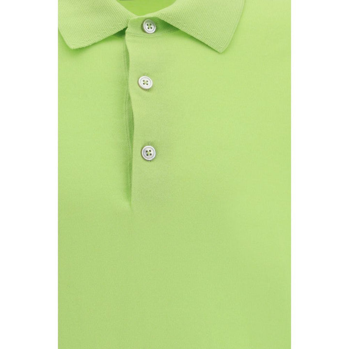 Tom Ford Green Cotton Polo Shirt